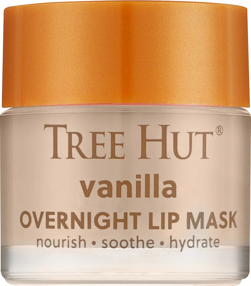 Маска для губ Tree Hut Vanilla Overnight Lip Mask ночная, с маслом ши и экстрактом ванили, 17 г