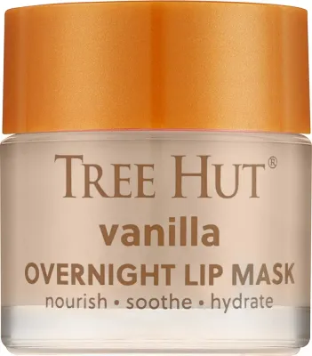 Маска для губ Tree Hut Vanilla Overnight Lip Mask ночная, с маслом ши и экстрактом ванили, 17 г