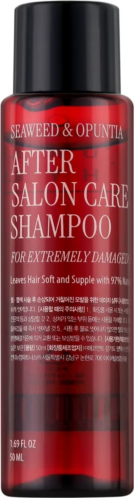 Шампунь для сильно повреждённых волос Curly Shyll After Salon Care Shampoo восстанавливающий, мини, 50 мл