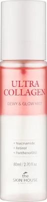 Спрей увлажняющий The Skin House Ultra Collagen Dewy and Glow Mist, с ретинолом, 80 мл