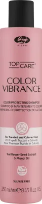 Шампунь для волос Lisap Top Care Color Vibrance Color Protecting для окрашенных волос, с защитой от УФ-лучей, 250 мл, 1000 мл