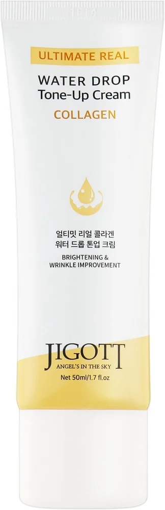 Крем для лица Jigott Ultimate Real Collagen Water Drop Tone Up увлажняющий с коллагеном 50 мл