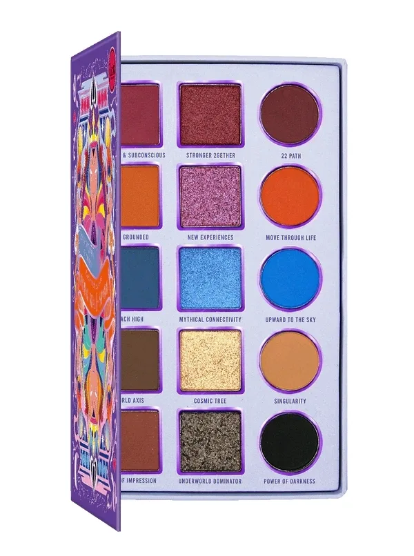 Тени для век J.Cat Beauty House Of Queens 15 Color, оттенок 103 - Royal tea and Spade