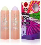 Хайлайтер для лица в стике J.Cat Beauty 3D Glow Pop Holo Stick, голографический, 5 г, оттенок 101 - Metamorphic Gold — фото 1