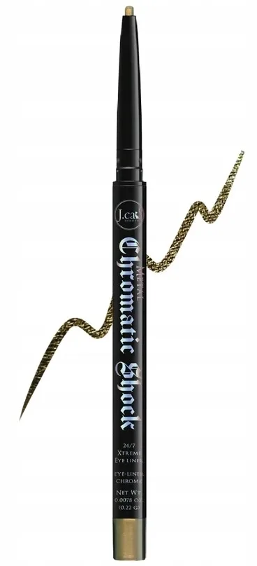 Карандаш для глаз J.Cat Beauty Chromatic Shock 24/7 Xtreme автоматический, с металлическими пигментами, 0,22 г, оттенок 106 - Ray Of Shine