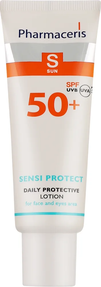 Солнцезащитная эмульсия для лица и век Pharmaceris S Sensi Protect SPF 50+ для чувствительной кожи 50 мл
