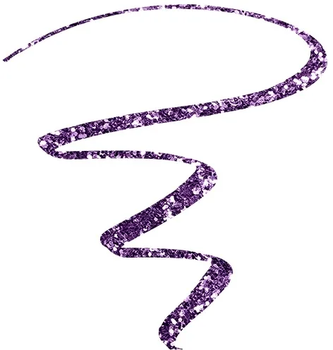 Подводка для глаз J.Cat Beauty Rock N' Glitz Diamond Dazzle, оттенок 104 - Purple Crystal