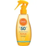Спрей для тела DAX Sun Active SPF50 солнцезащитный лёгкий водостойкий сухое прикосновение 200 мл — фото 1