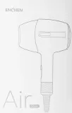 Фен Enchen AIR Plus White с ионизацией 3 режима turbo eco cool — фото 2