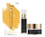 Набор для лица ErthSkin London 24k Gold сыворотка ночной крем и массажер с золотом для зрелой кожи 60+50 мл — фото 1