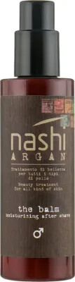 Бальзам после бритья Nashi Argan Manline увлажняющий, с маслами баобаба, арганы и льна, 100 мл