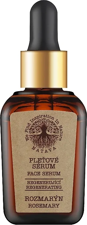 Увлажняющая сыворотка для лица с гиалуроновой кислотой и розмарином Natava Rozmaryn Serum 30 мл