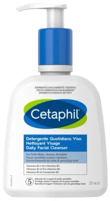Гель для умывания Cetaphil Daily Facial Cleanser для чувствительной, комбинированной и жирной кожи, 237 мл