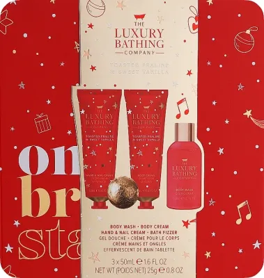 Набор Grace Cole Toasted Praline & Sweet Vanilla гель для душа 50 мл бомбочка для ванны 25 г крем для тела 50 мл и крем для рук 50 мл