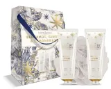 Набор Grace Cole Bergamot Ginger & Lemongrass Perfect Night In крем для тела 100 мл гель для душа 100 мл и мочалка — фото 1