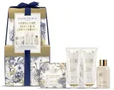 Набор Grace Cole Bergamot Ginger & Lemongrass гель для душа 50 мл крем для тела 50 мл крем для рук 50 мл икра для ванны 80 г и мочалка — фото 1