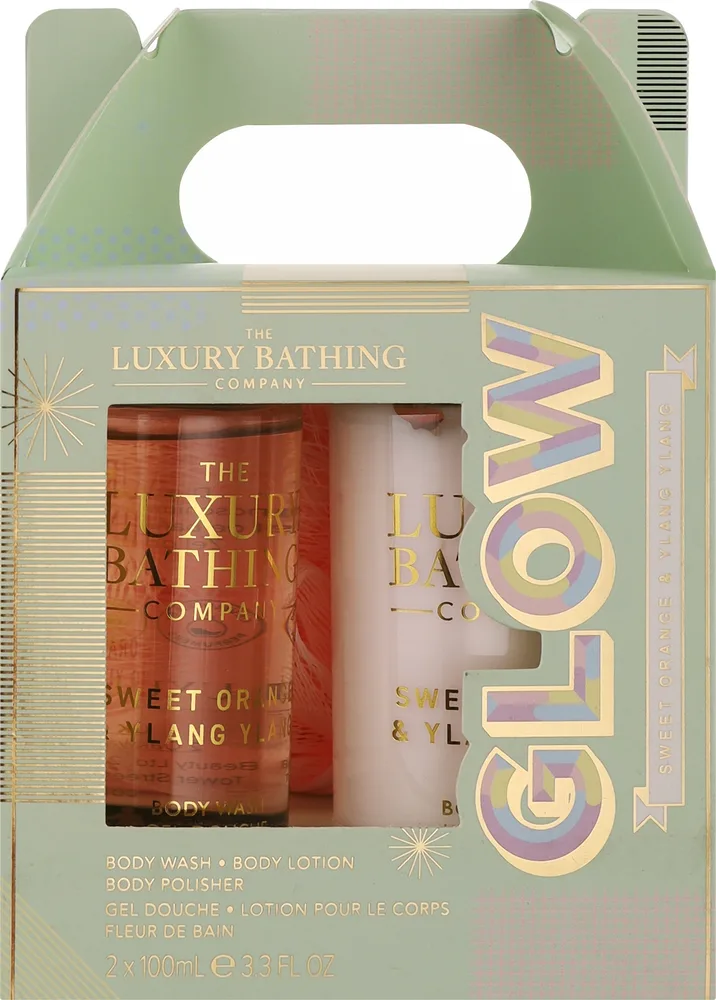 Набор для тела Grace Cole Luxury Bathing Sweet Orange & Ylang Ylang Glamorous Glow гель кремы и средства с ароматом апельсина и иланг-иланга Набор из 3 предметов
