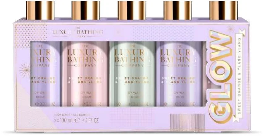 Набор гелей для душа Grace Cole Sweet Orange & Ylang Ylang 5 шт по 100 мл