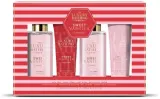 Набор Grace Cole Sweet Vanilla & Almond Glaze крем для тела 50 мл крем для рук 50 мл соль для ванны 100 мл и гель для душа 100 мл — фото 1