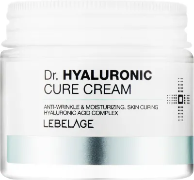 Крем для лица Lebelage Dr. Hyaluronic Cure Cream с гиалуроновой кислотой, 70 мл