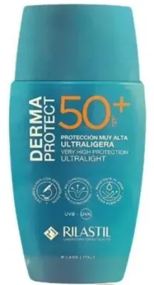 Крем солнцезащитный Rilastil Derma Protect SPF 50+ лицо тело лёгкий 50 мл