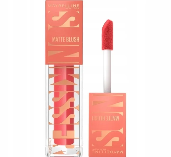 Maybelline New York Płynny róż do policzków o matowym wykończeniu - Румяна для лица Maybelline Sunkisser Matte Blush жидкие, оттенок 40 - Rose Burst