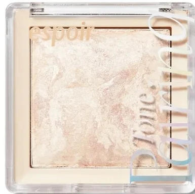 Хайлайтер для лица Espoir Tone Pairing Highlighter пудровый, с перламутровым сиянием, 9,6 г, оттенок Seashell