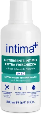 Intima+ Extra-Fresh Intimate Wash средство для интимной гигиены освежающее с ментолом 500 мл