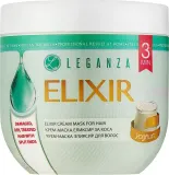Маска для волос Leganza Elixir Cream Mask For Hair кремовая, для сухих и повреждённых волос, 1000 мл — фото 1
