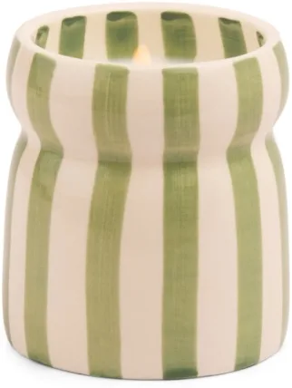 Свеча ароматическая Paddywax Cabana Ceramic Candle Bora Bora в керамическом сосуде, ручная роспись, 184 г