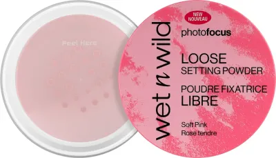 Рассыпчатая фиксирующая пудра для лица Wet N Wild Photo Focus Loose Setting Powder в розовом оттенке, 20 г
