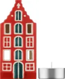 Набор для благовоний Paddywax Amsterdam House, керамическая подставка-домик, 20 палочек и чайная свеча — фото 3