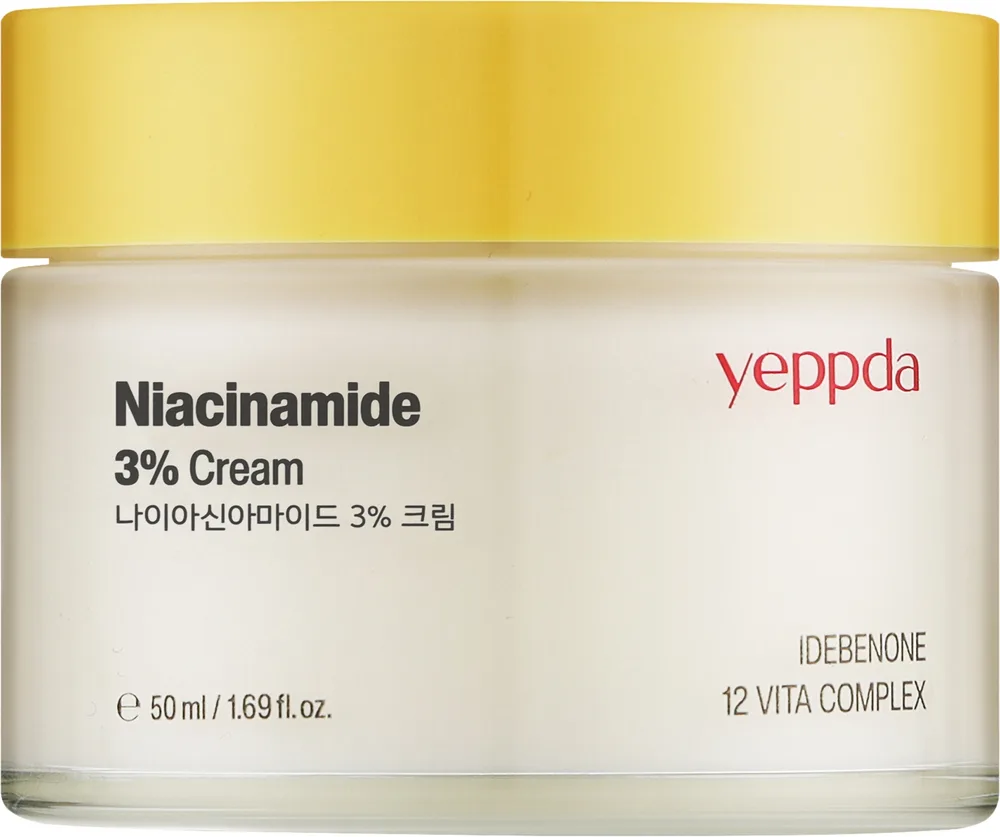 Крем для лица Yeppda Niacinamide 3% с ниацинамидом для сияния кожи 50 мл
