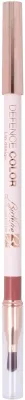 Карандаш для губ BioNike Defence Color Lip Design Lip Liner контурный, со встроенной кистью, 1 шт, оттенок 202 - Nude