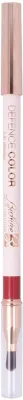 Карандаш для губ BioNike Defence Color Lip Design Lip Liner контурный, со встроенной кистью, 1 шт, оттенок 209 - Paprika
