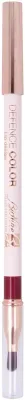 Карандаш для губ BioNike Defence Color Lip Design Lip Liner контурный, со встроенной кистью, 1 шт, оттенок 212 - Myrtille