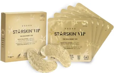 Патчи золотые Starskin VIP The Gold Mask Eye под глаза, тканевые, 25 мл
