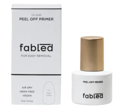 Праймер для ногтей Fabled Peel Off Primer воздушной сушки, для лёгкого снятия покрытия, 12 мл