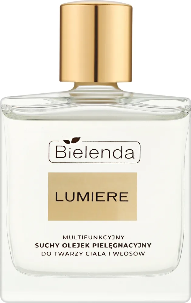 Сухое масло Bielenda Lumiere Multifunctional для лица тела и волос ухаживающее с сиянием