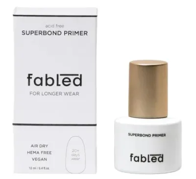 Праймер для ногтей Fabled Super Bond Primer воздушной сушки, для сверхпрочного сцепления, 12 мл