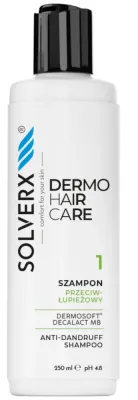 Шампунь против перхоти Solverx Dermo Hair с гликолипидами и ниацинамидом, 250 мл