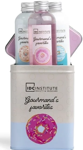 Набор IDC Institute Gourmands Favourites гель для душа 200 мл лосьон для тела 200 мл и пена для ванны 200 мл