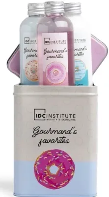 Набор IDC Institute Gourmands Favourites гель для душа 200 мл лосьон для тела 200 мл и пена для ванны 200 мл
