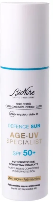 Крем для лица солнцезащитный увлажняющий BioNike Defence Sun SPF50 50 мл