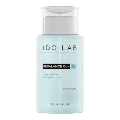 Тоник для лица Idolab Rebalance Cu+ с медным пептидом, аминокислотами и PHA-кислотами, 150 мл