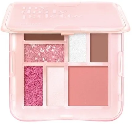 Палетка для макияжа глаз и лица Pupa My Daily Palette, оттенок 004 - Dreamlike Pink