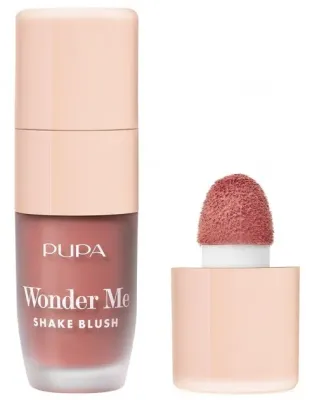 Румяна для щёк Pupa Wonder Me Shake Blush жидкие, с влажным финишем, 5,5 мл, оттенок 001 - Cosmopolitan Kiss