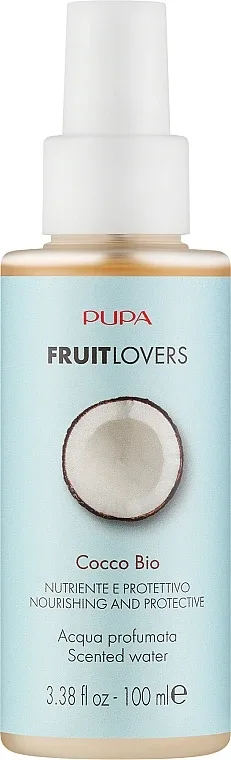 Спрей для тела Pupa Fruit Lovers Cocco Bio ароматизированная вода с кокосовым маслом 100 мл