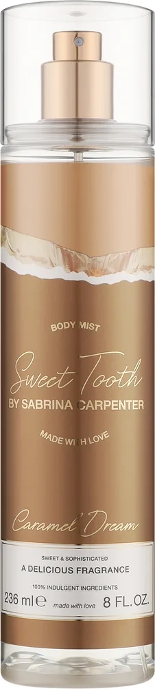 Sabrina Carpenter Caramel Dream спрей для тела парфюмированный 236 мл, мист с гурманским ароматом карамели