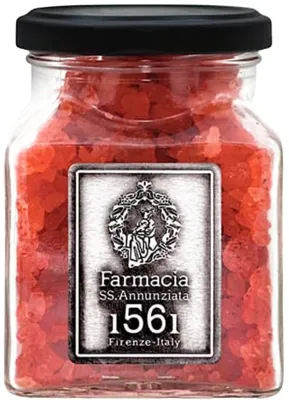 Farmacia SS. Annunziata Vaiai e Pellicciai соль для ванн 330 г, ароматическая морская соль с розой и сандалом